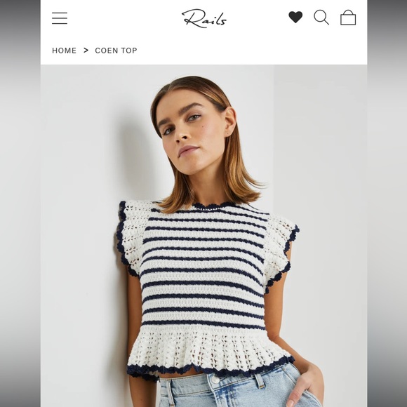 Rails anadia top. Size small. - Picture 1 of 4